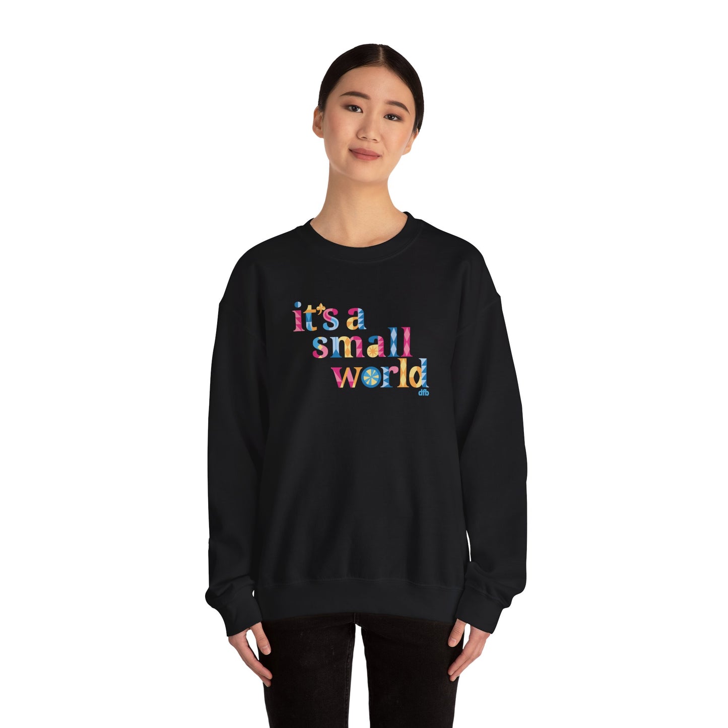 it's a small world - Adult Crewneck Sweatshirt