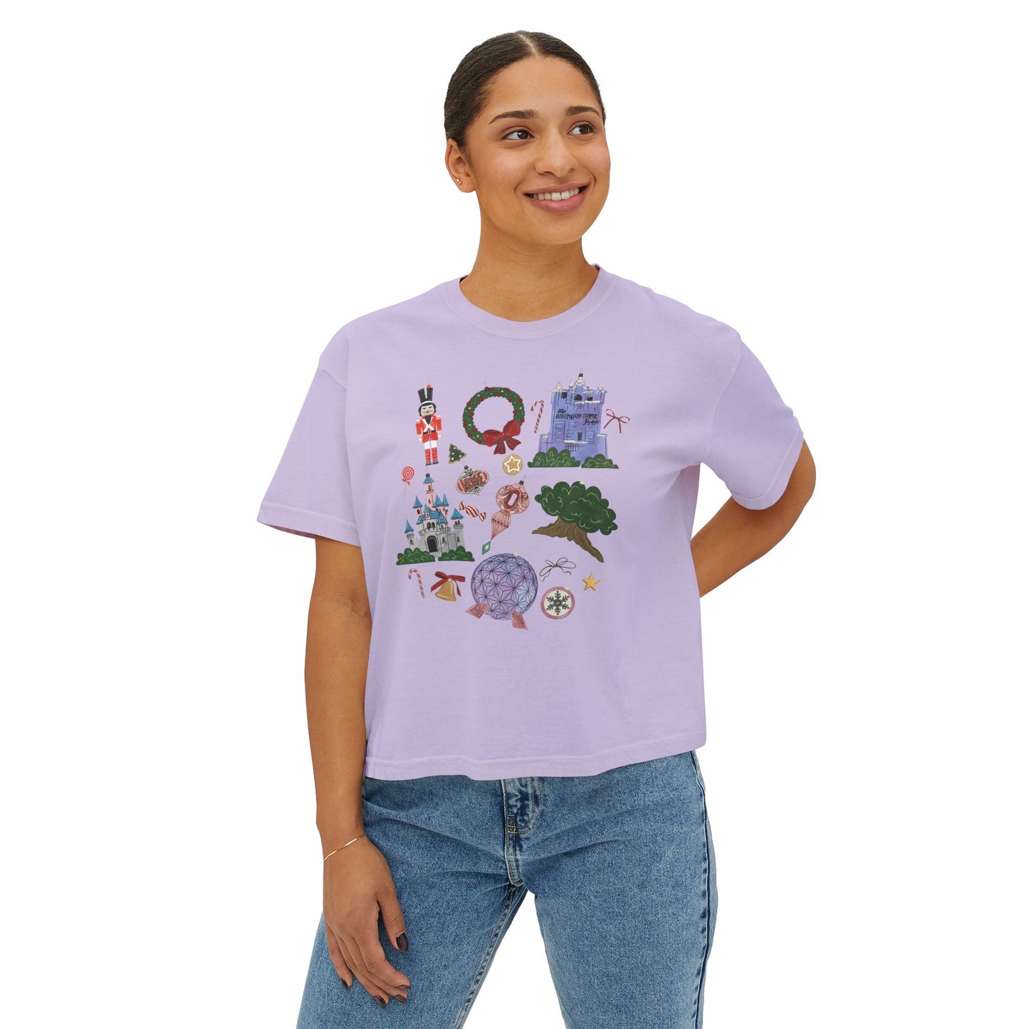 Park Icons Vintage Ornaments - Women's Boxy Tee