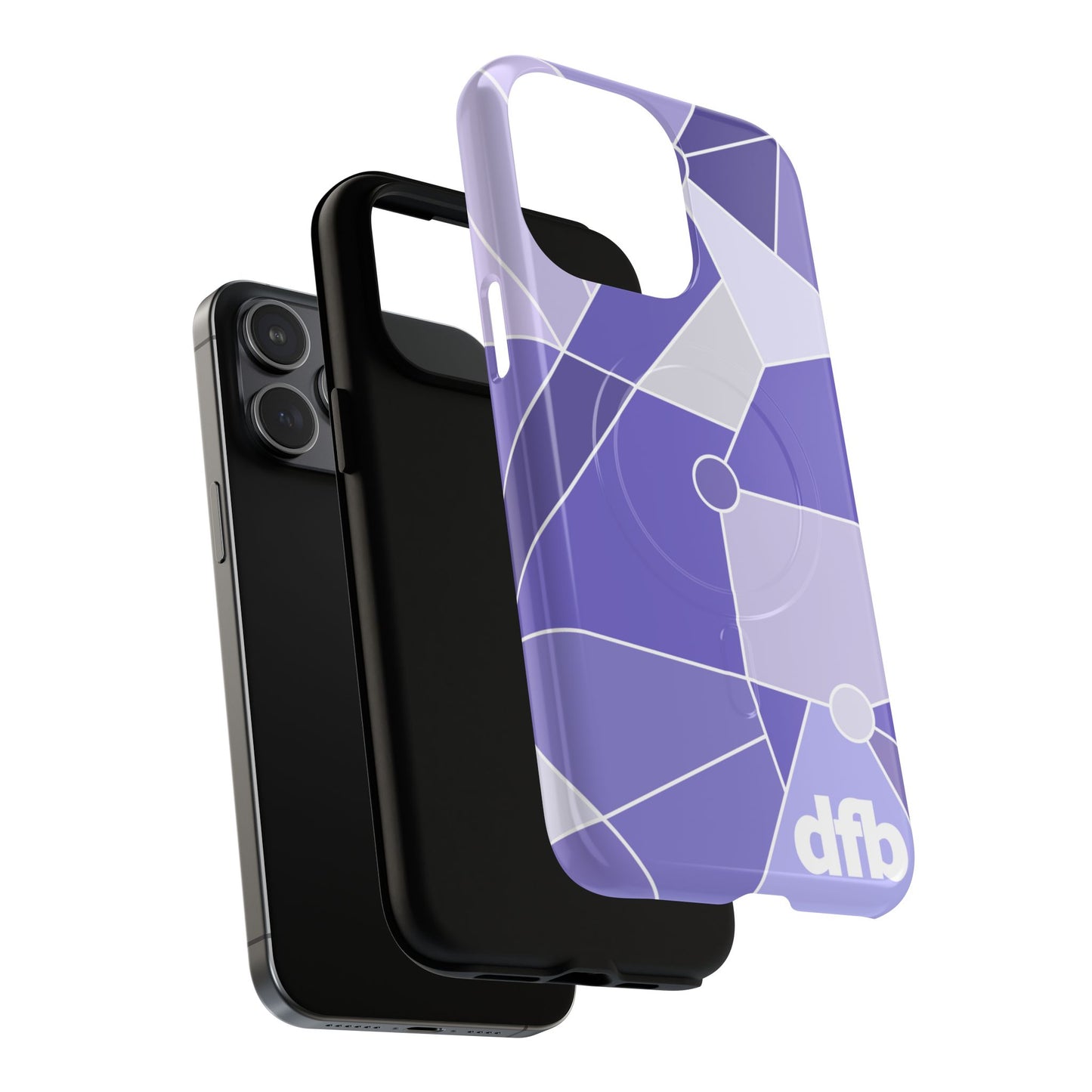 Tomorrowland Purple Wall - Tough Magnetic iPhone Case