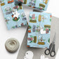 Snowglobes Park Landmarks - Gift Wrap Papers