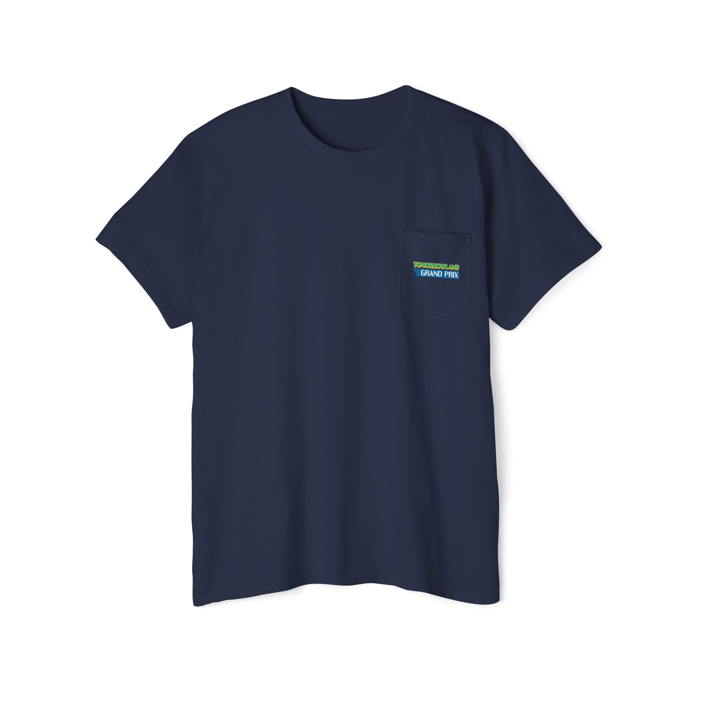 Tomorrowland Grand Prix - Front & Back w/ Pocket - Unisex Heavy Cotton Pocket Tee