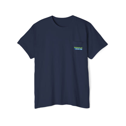Tomorrowland Grand Prix - Front & Back w/ Pocket - Unisex Heavy Cotton Pocket Tee