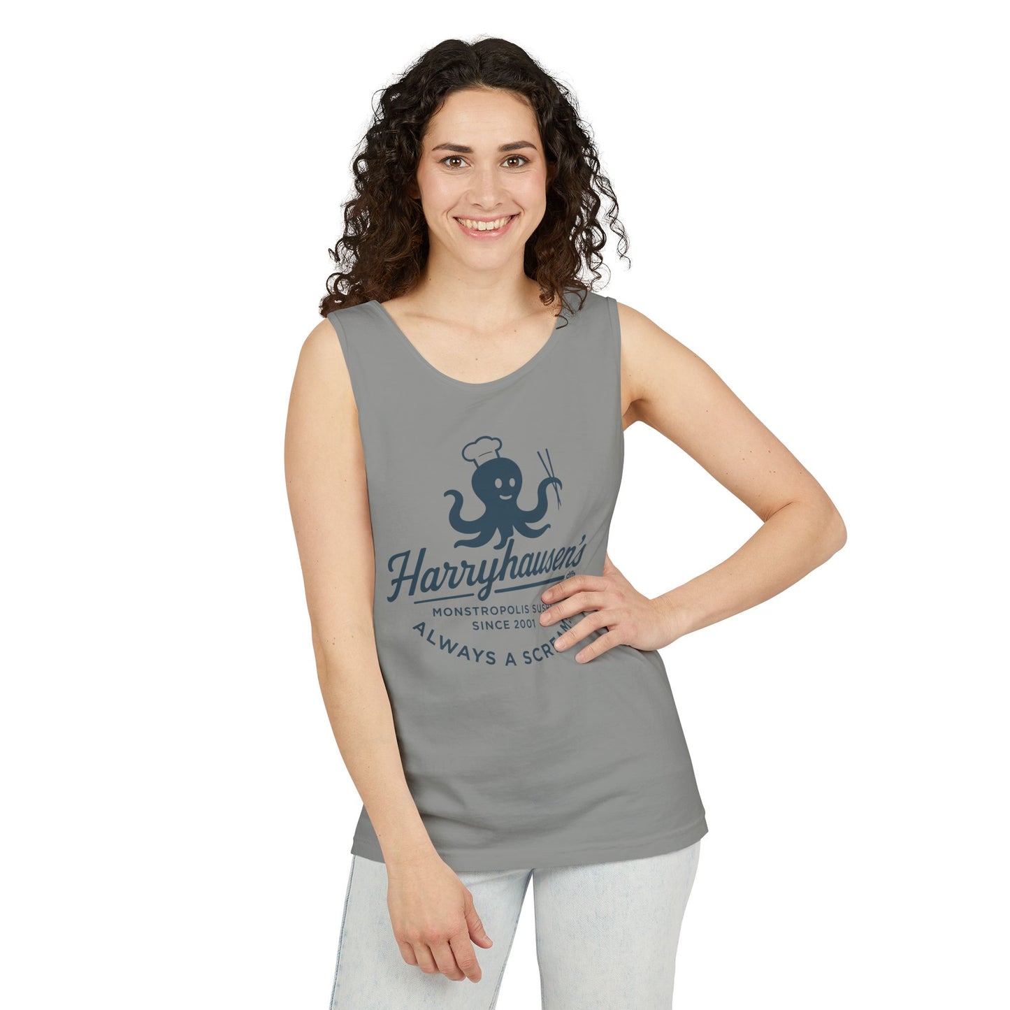 Harryhausen's - Unisex Garment-Dyed Tank Top