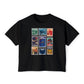 Hollywood Studios Vintage Stamps - Women's Boxy Tee