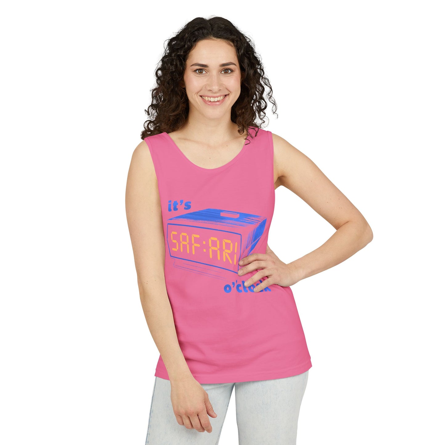 It's Park O' Clock - Unisex Garment-Dyed Tank Top