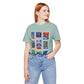 EPCOT Vintage Stamps - Adult Tee Shirt