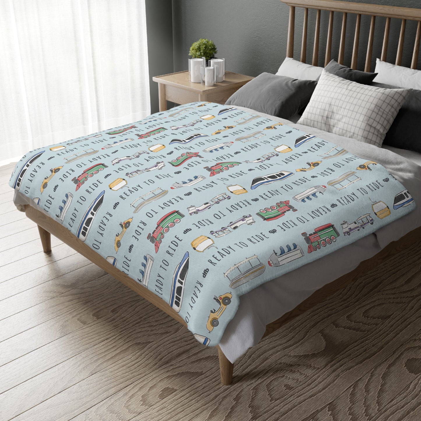 Ready to Ride - Velveteen Microfiber Blanket