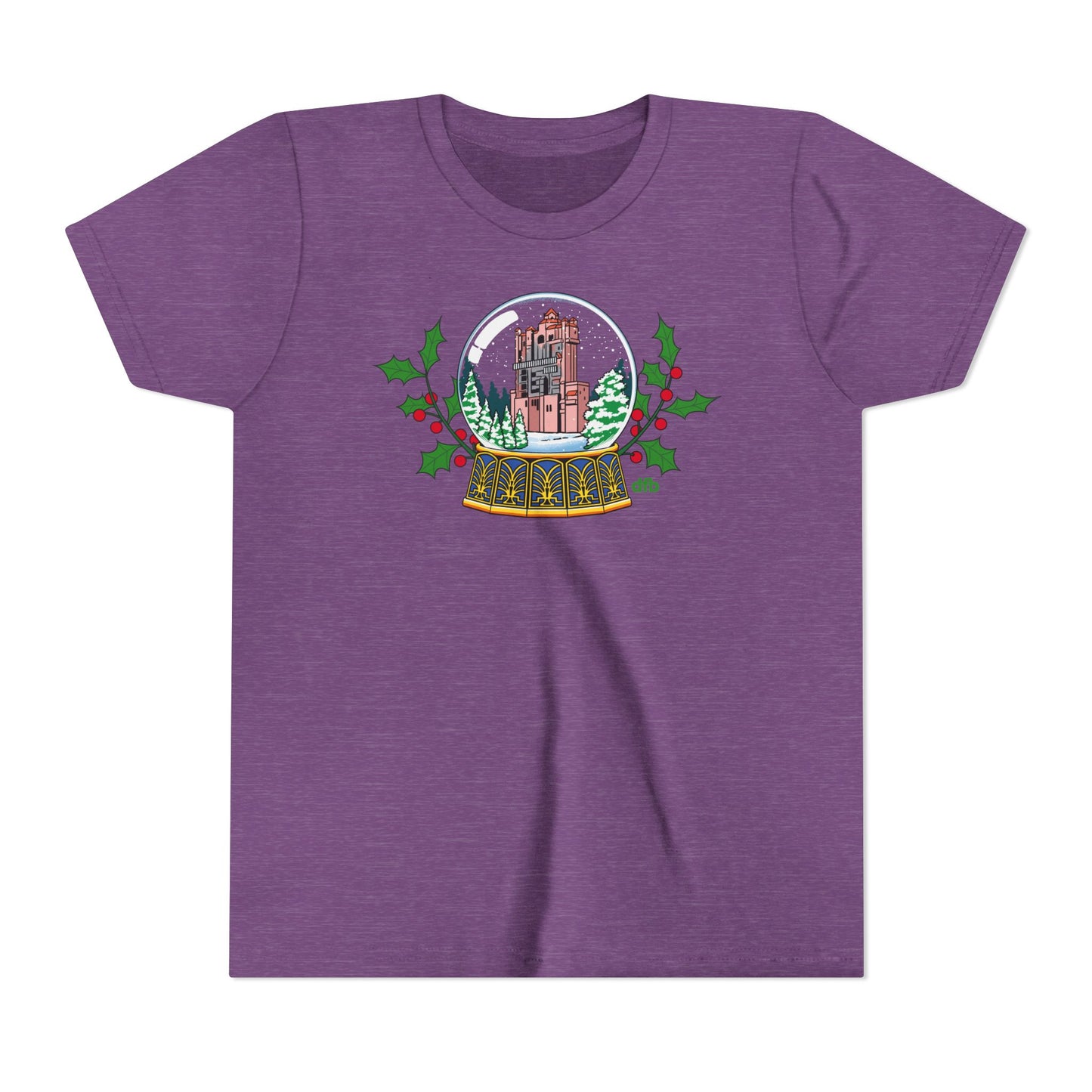 Hollywood Studios Snowglobes -  Kid's Short Sleeve Tee Shirt