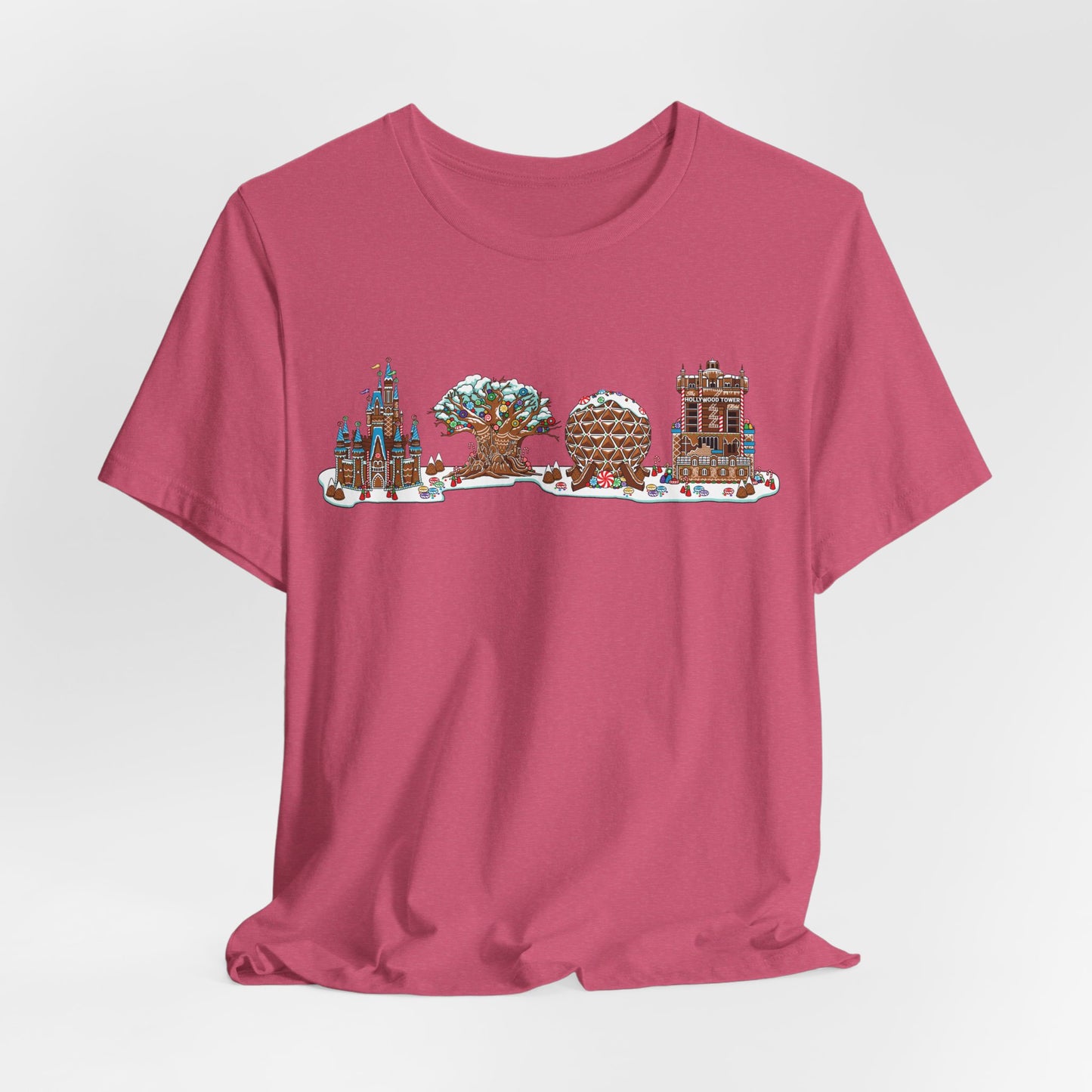 Gingerbread Park Icons - Adult Tee Shirt