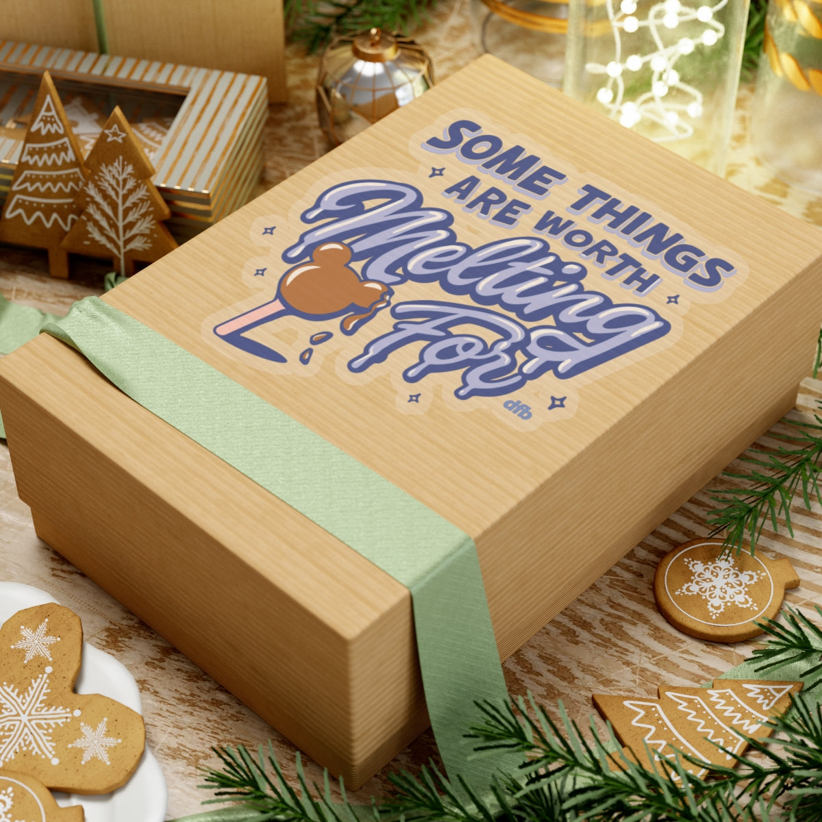 Some Things Are Worth Melting For  - Kiss-Cut Stickers