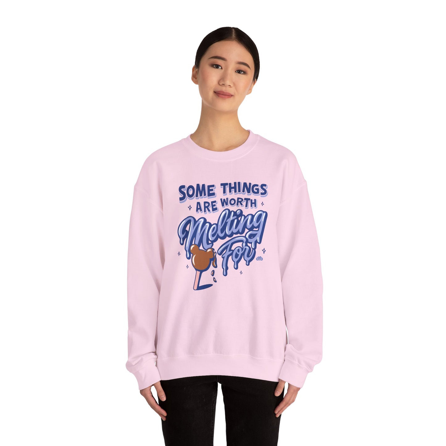 Some Things Are Worth Melting For - Adult Crewneck Sweatshirt