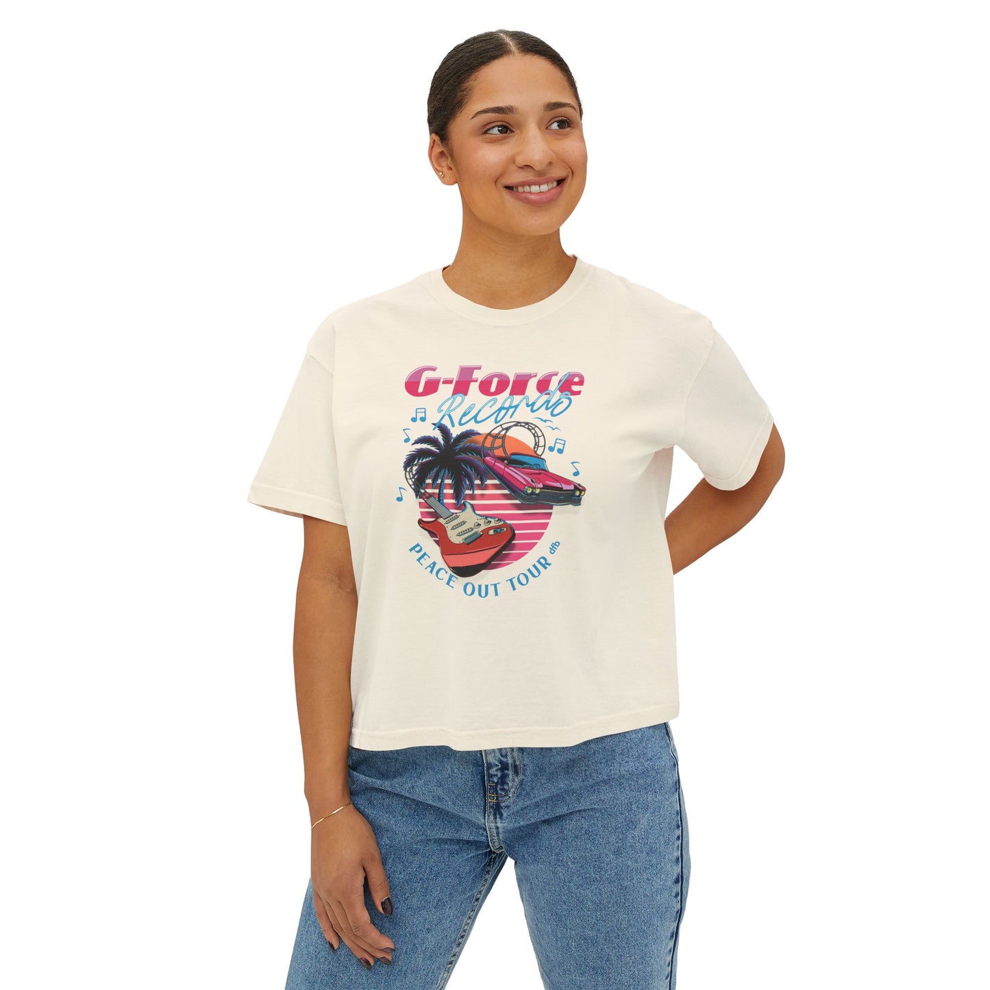 Peace Out Tour - Women's Boxy Tee