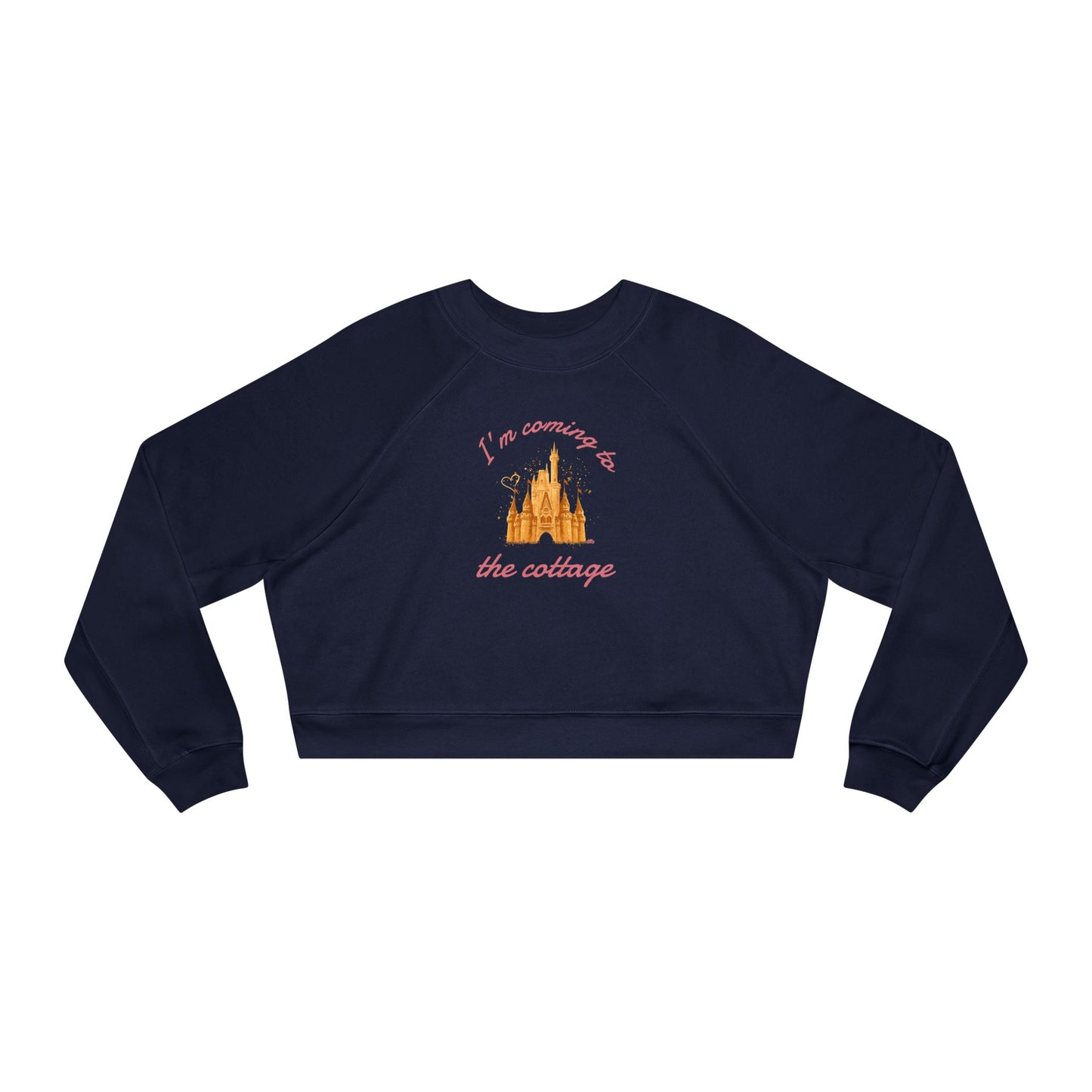 I'm Coming to the Cottage - Women's Cropped Fleece Pullover