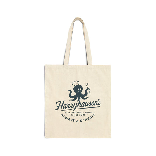 Harryhausen's - Cotton Canvas Tote Bag