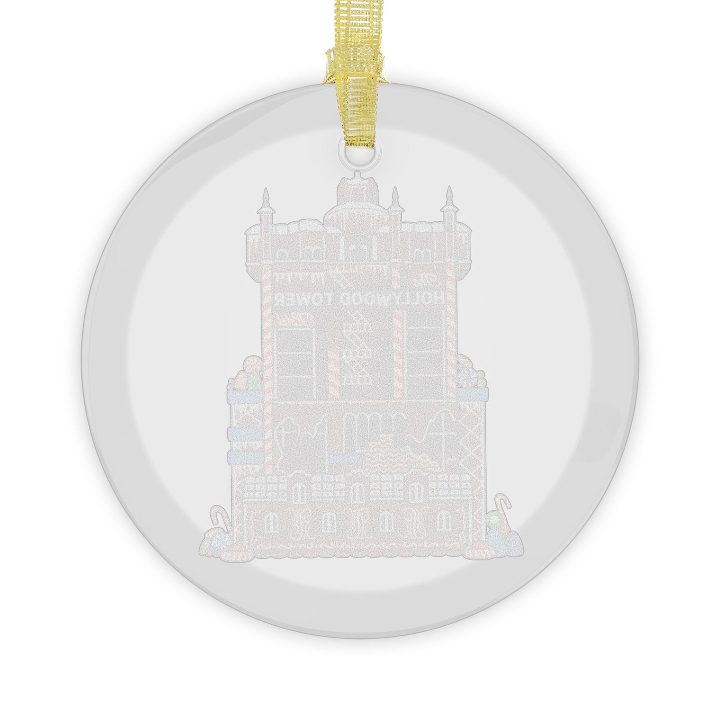 Tower of Terror - Gingerbread Park Icon, Hollywood Studios - Glass Ornaments