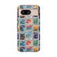 Magic Kingdom Vintage Stamps - Samsung Galaxy & Google Pixel Phone Case