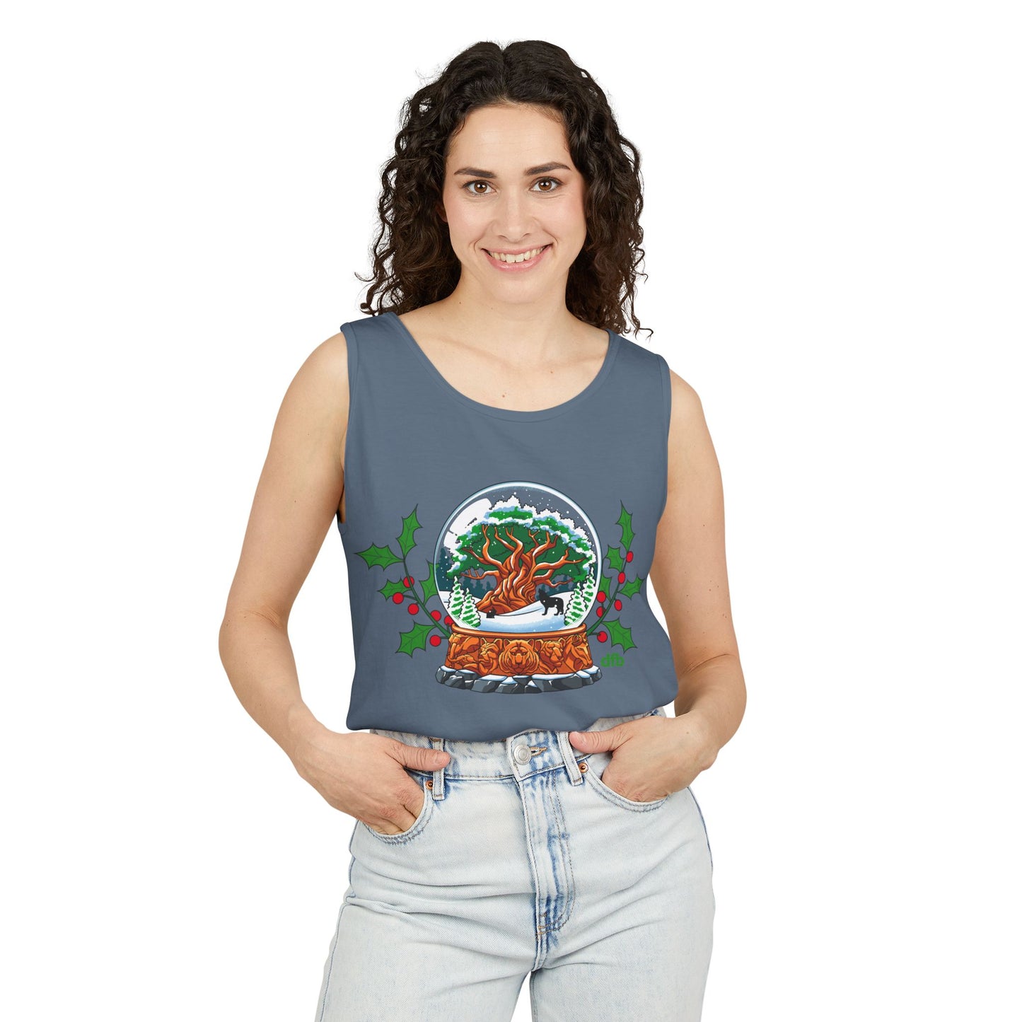 Animal Kingdom Snowglobes - Unisex Garment-Dyed Tank Top