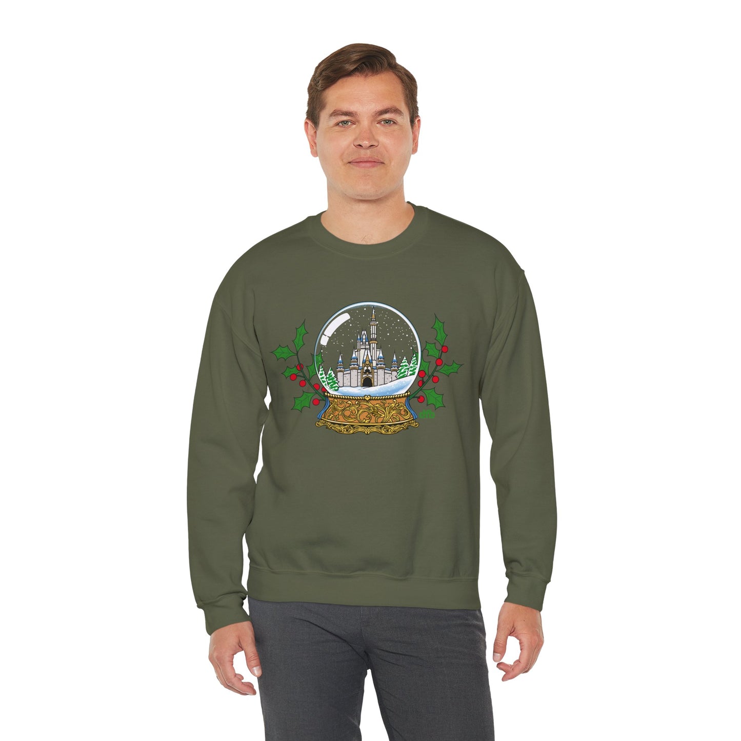 Magic Kingdom Snowglobes - Adult Crewneck Sweatshirt