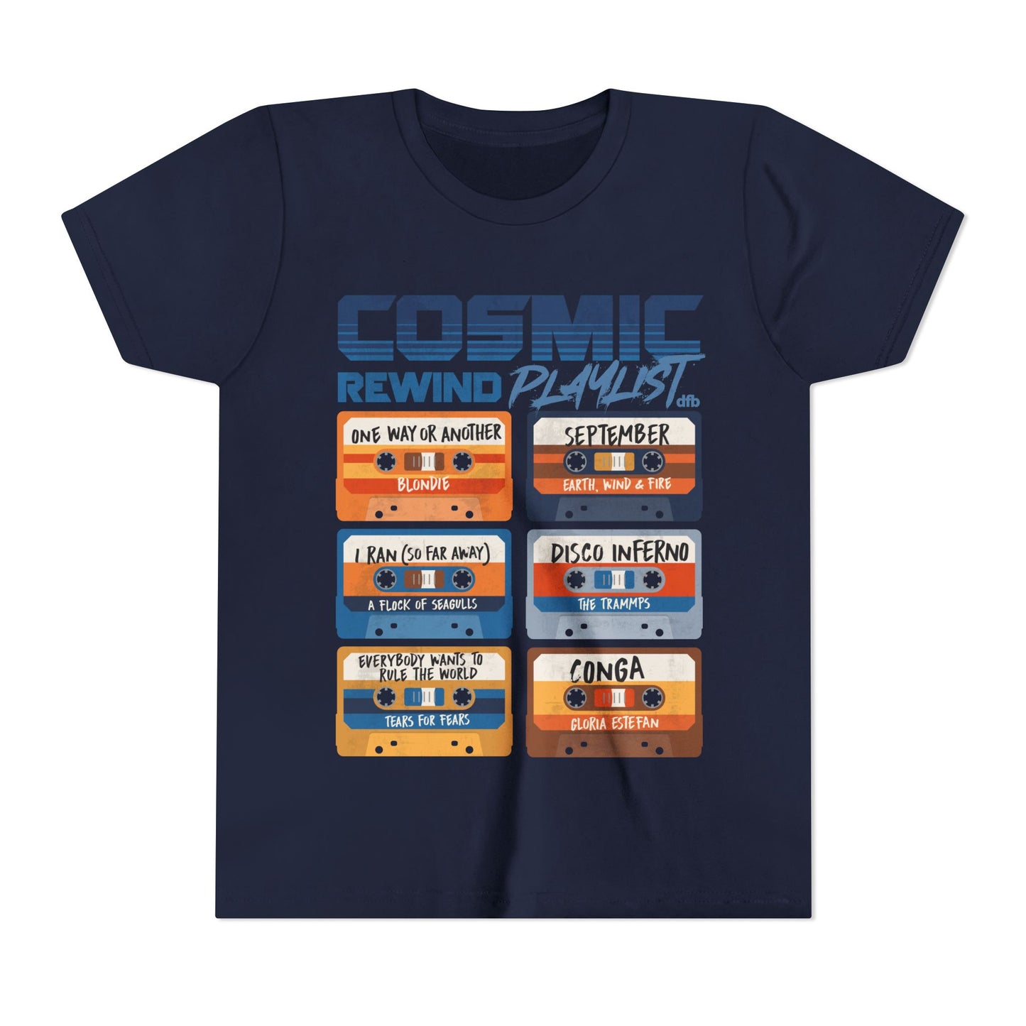 Cosmic Rewind Mixtapes - Kid's Tee Shirt