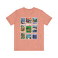 Animal Kingdom Vintage Stamps - Adult Tee Shirt