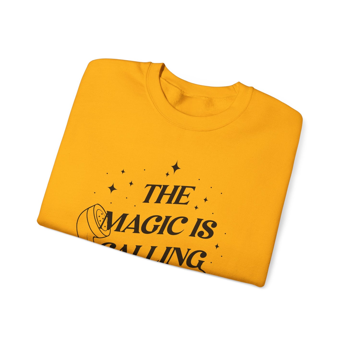 Magic is Calling Double Sided - Adult Crewneck Sweatshirt