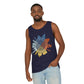 Food & Wine Compass - Unisex Garment-Dyed Tank Top