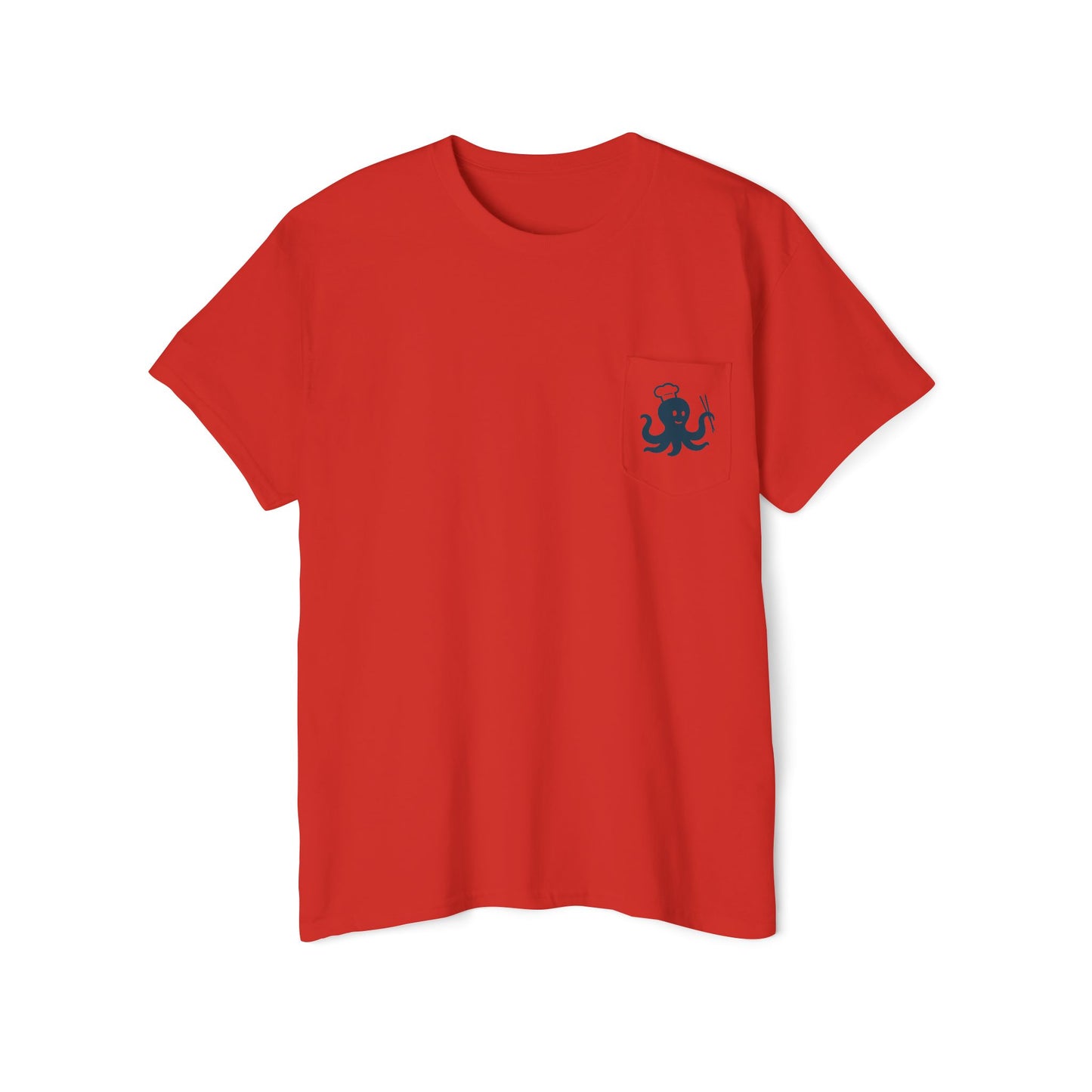 Harryhausen's - Front & Back w/ Pocket - Unisex Heavy Cotton Pocket Tee