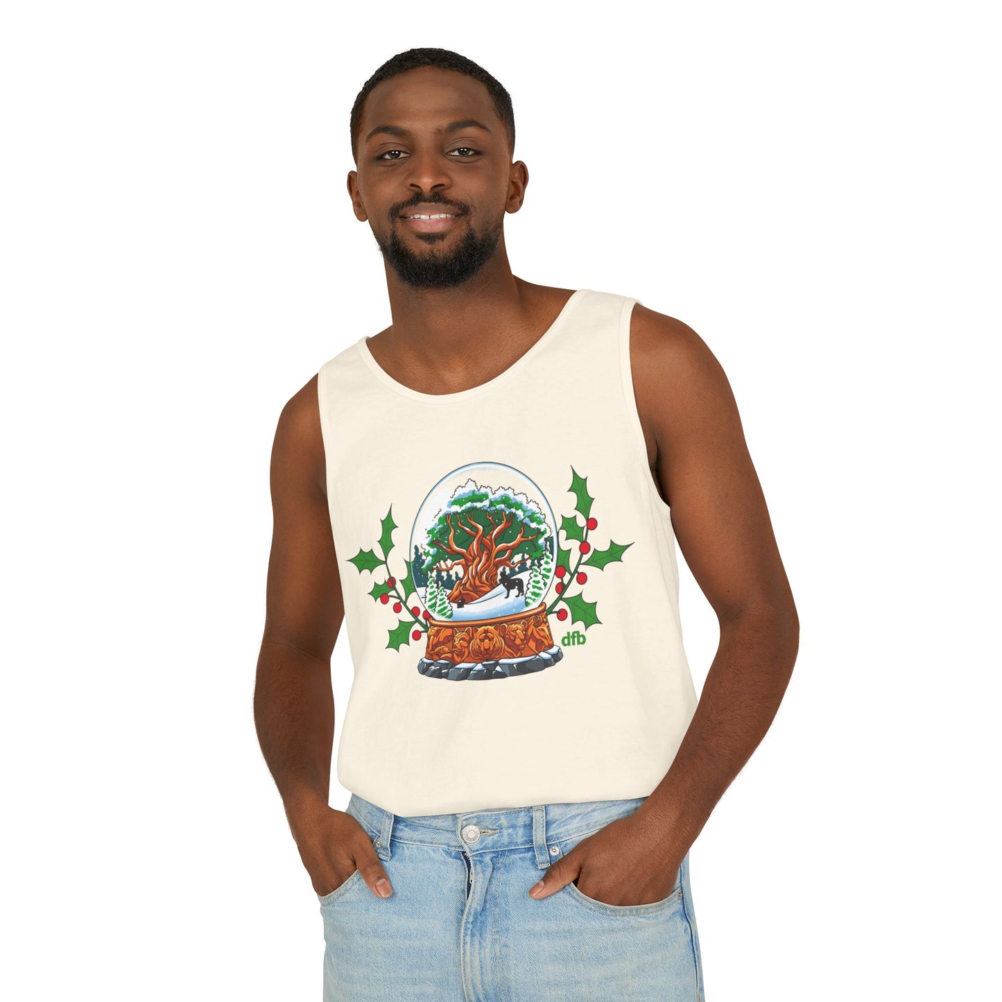 Animal Kingdom Snowglobes - Unisex Garment-Dyed Tank Top