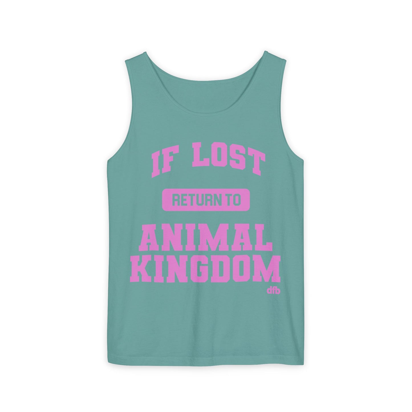 If Lost, Return to the Parks - Unisex Garment-Dyed Tank Top