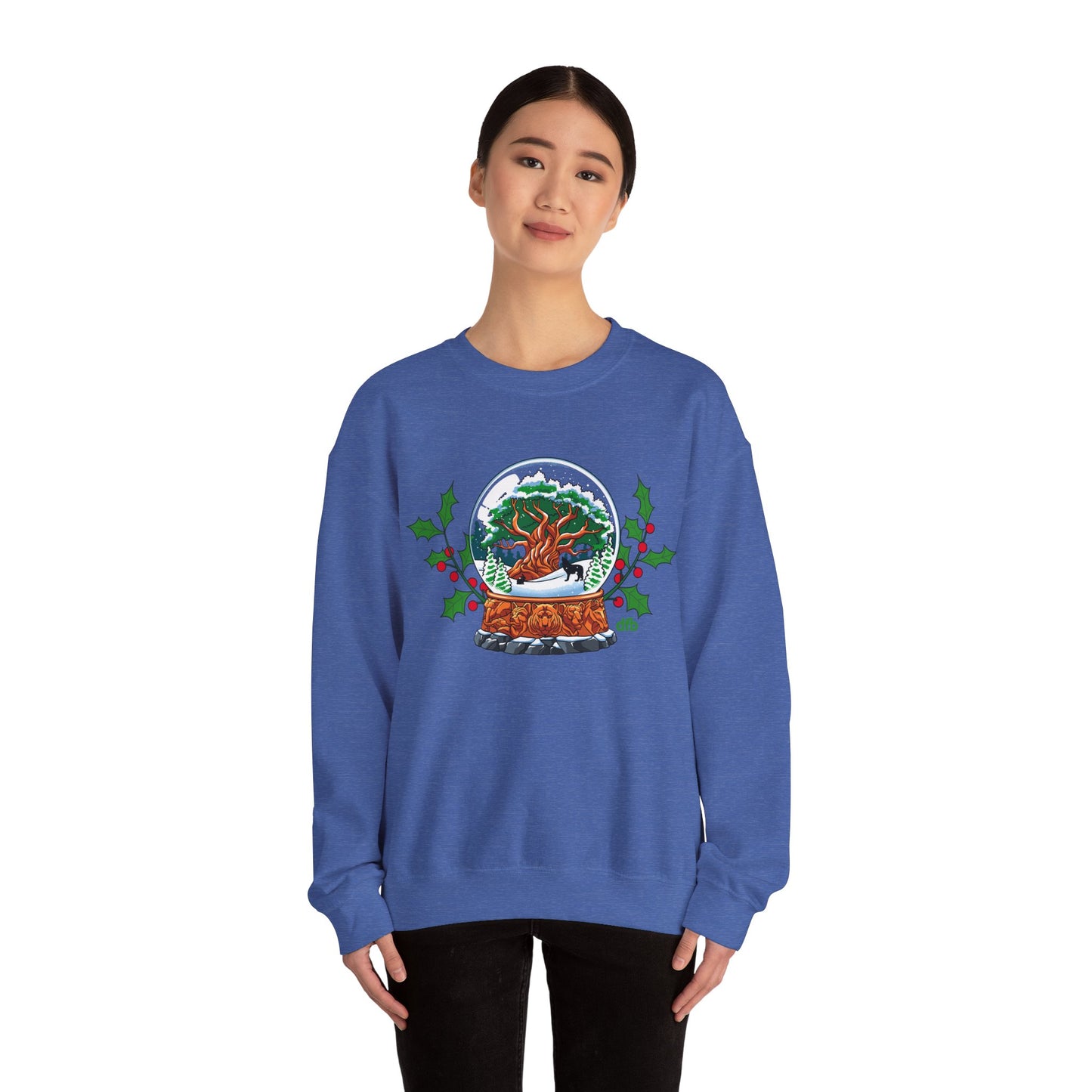 Animal Kingdom Snowglobes - Adult Crewneck Sweatshirt