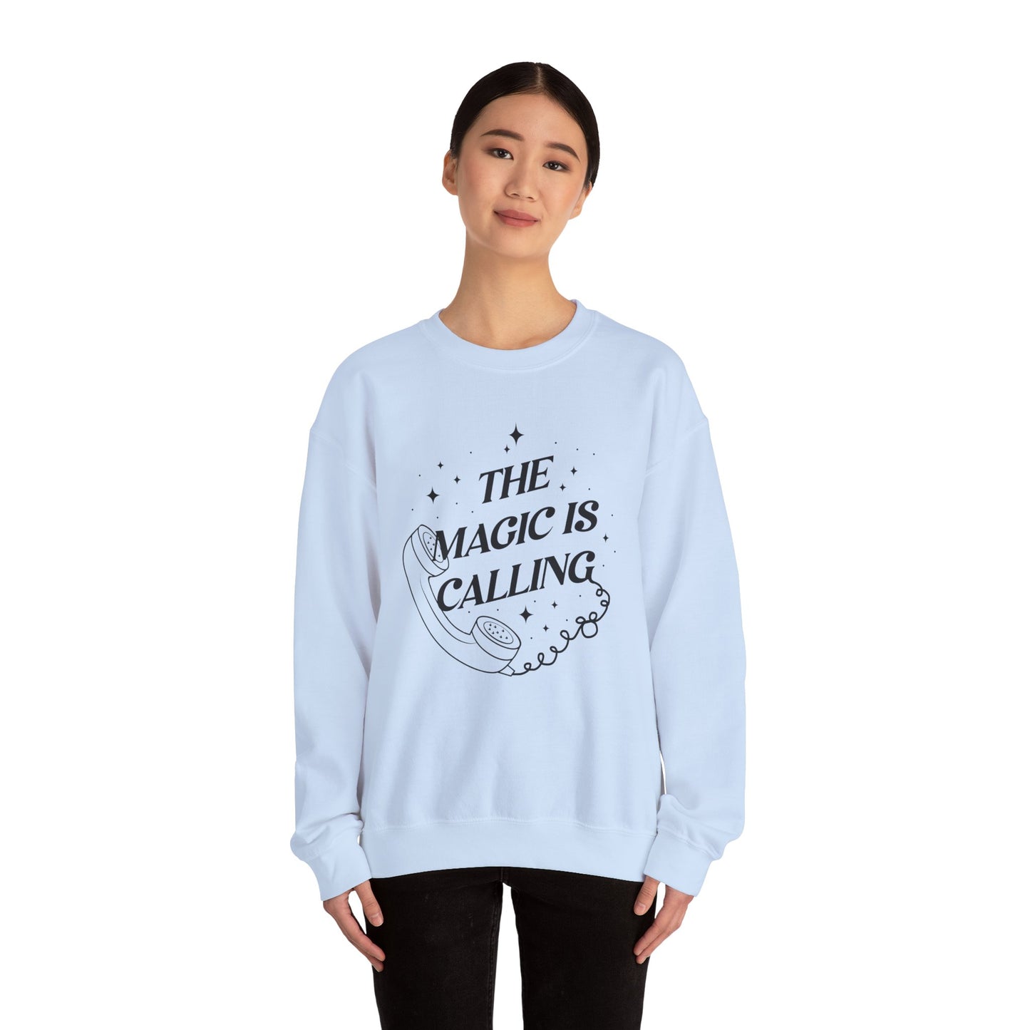 Magic is Calling Double Sided - Adult Crewneck Sweatshirt