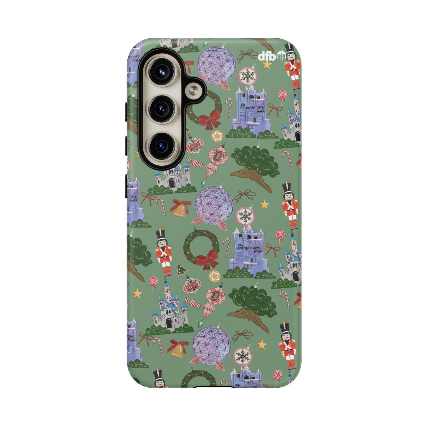 Park Icons Vintage Ornaments - Samsung Galaxy & Google Pixel Phone Case