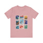 Magic Kingdom Vintage Stamps - Adult Tee Shirt