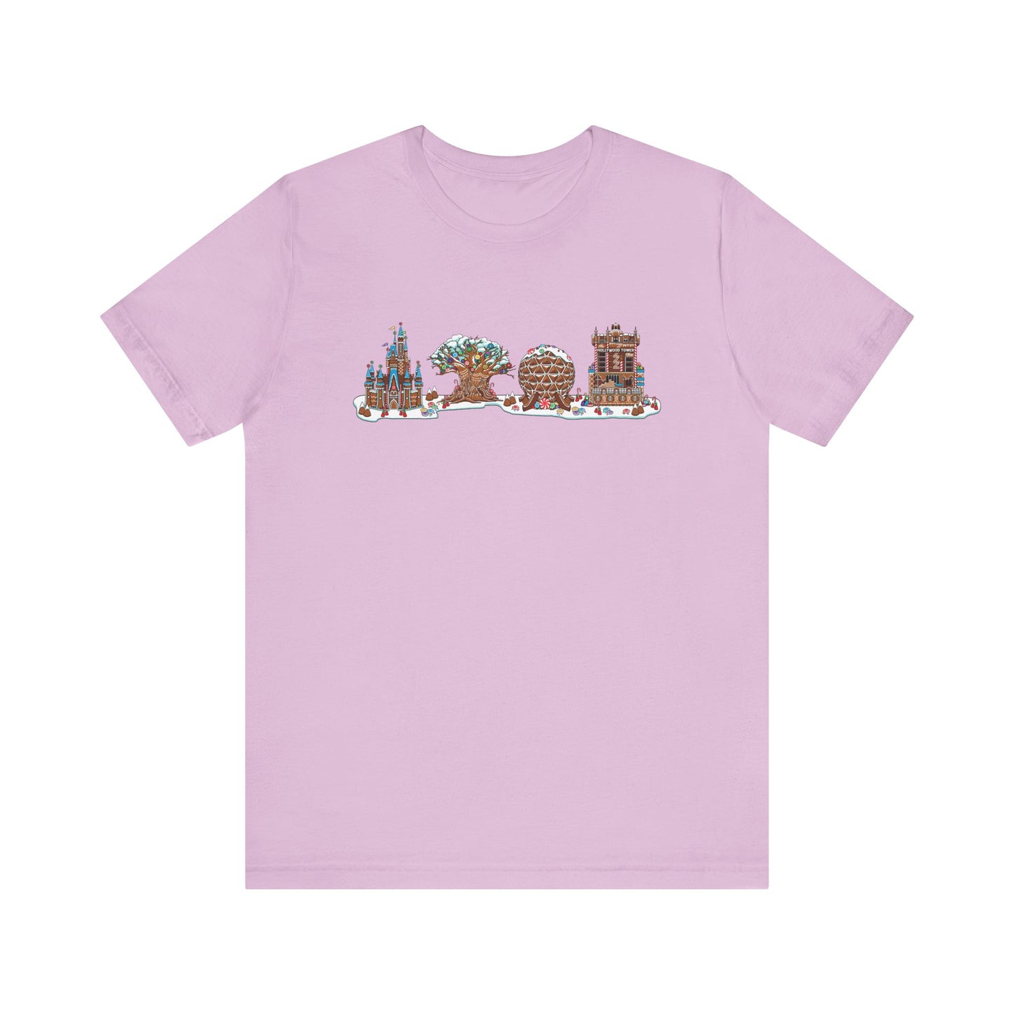 Gingerbread Park Icons - Adult Tee Shirt