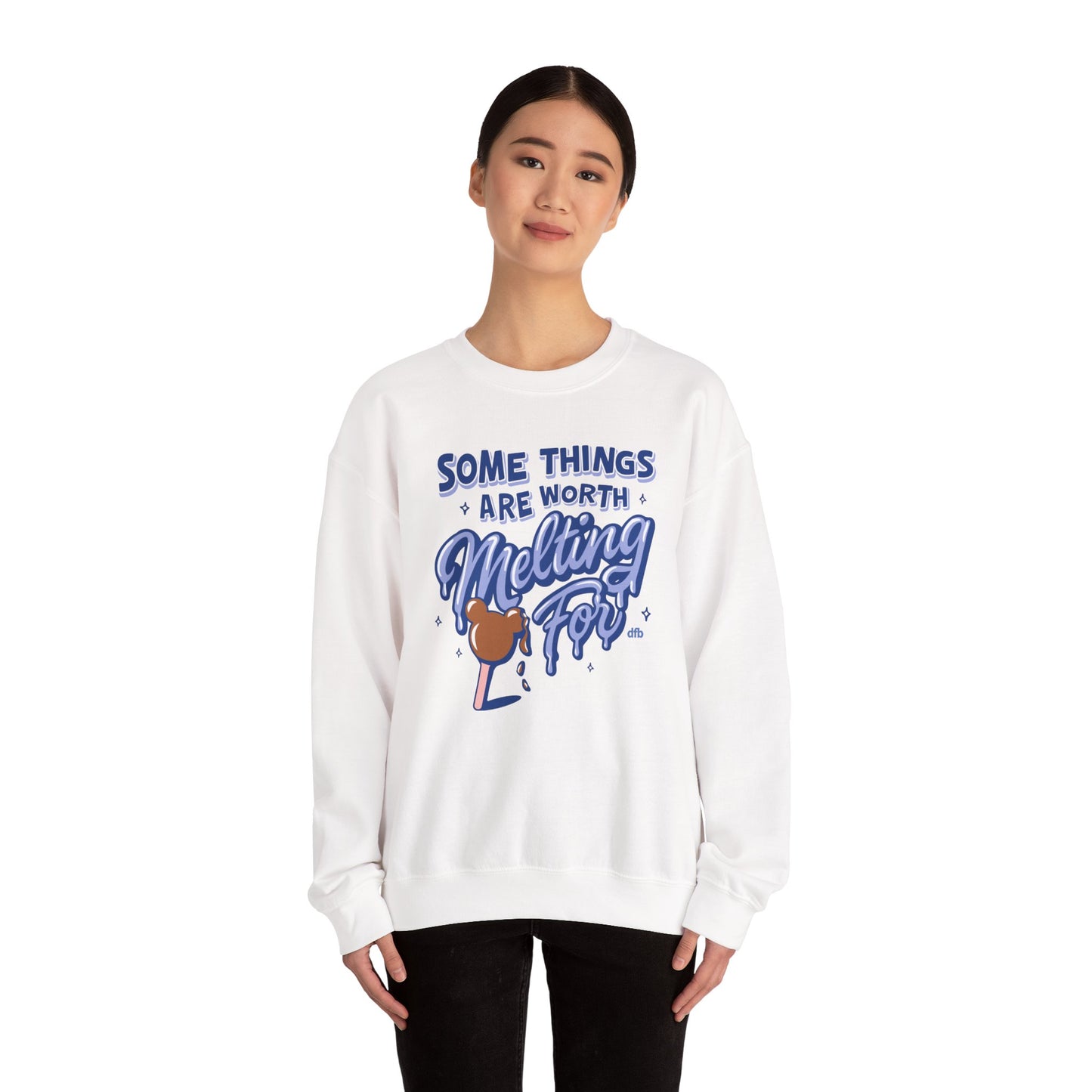 Some Things Are Worth Melting For - Adult Crewneck Sweatshirt