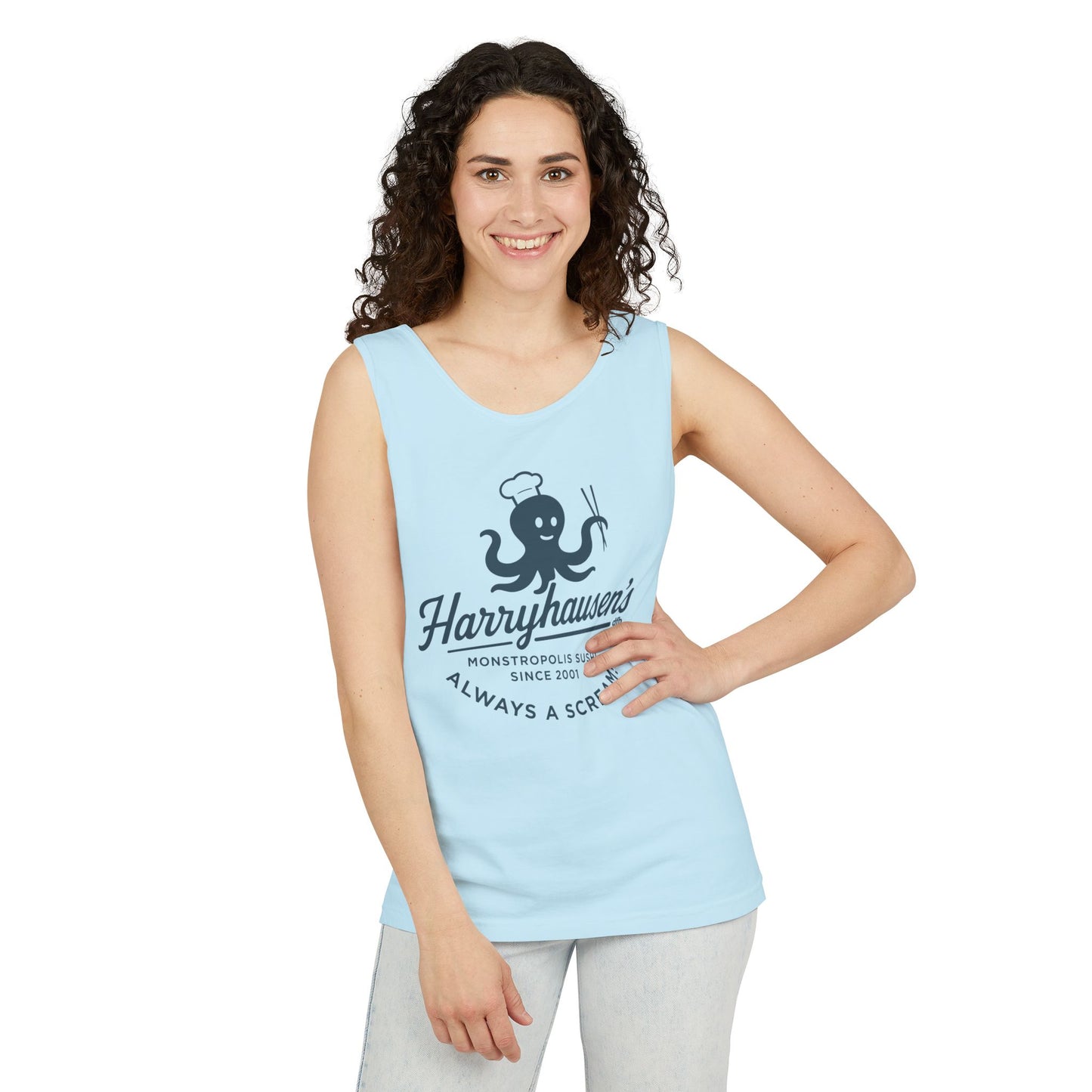 Harryhausen's - Unisex Garment-Dyed Tank Top