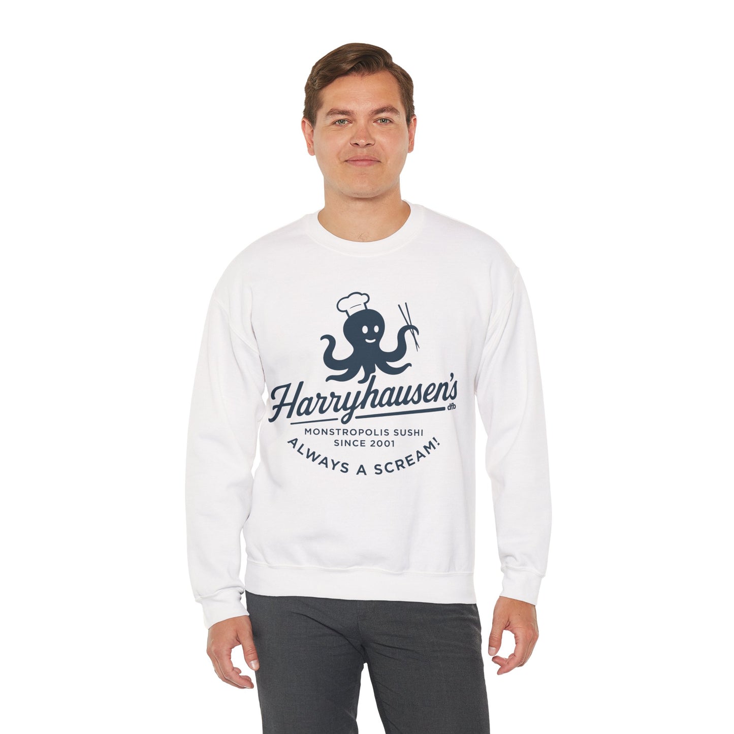 Harryhausen's - Adult Crewneck Sweatshirt