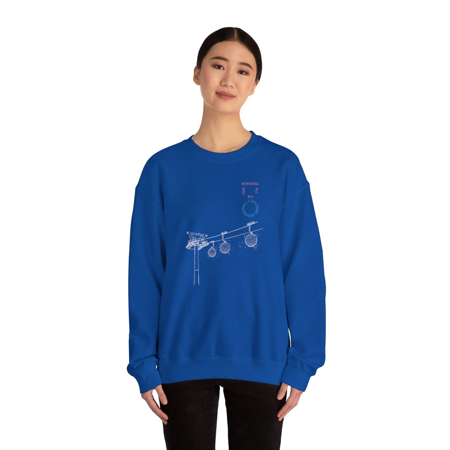 Monorail All The Time - Adult Crewneck Sweatshirt