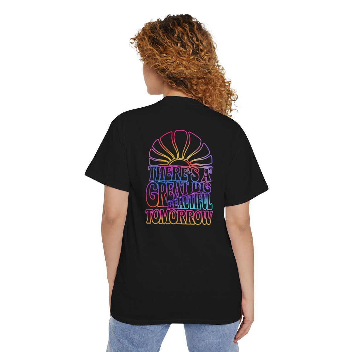 LIMITED EDITION Great Big Beautiful Tomorrow - Front & Back w/ Pocket - Unisex Heavy Cotton Pocket Tee
