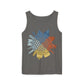 Food & Wine Compass - Unisex Garment-Dyed Tank Top