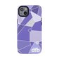 Tomorrowland Purple Wall - Tough Magnetic iPhone Case