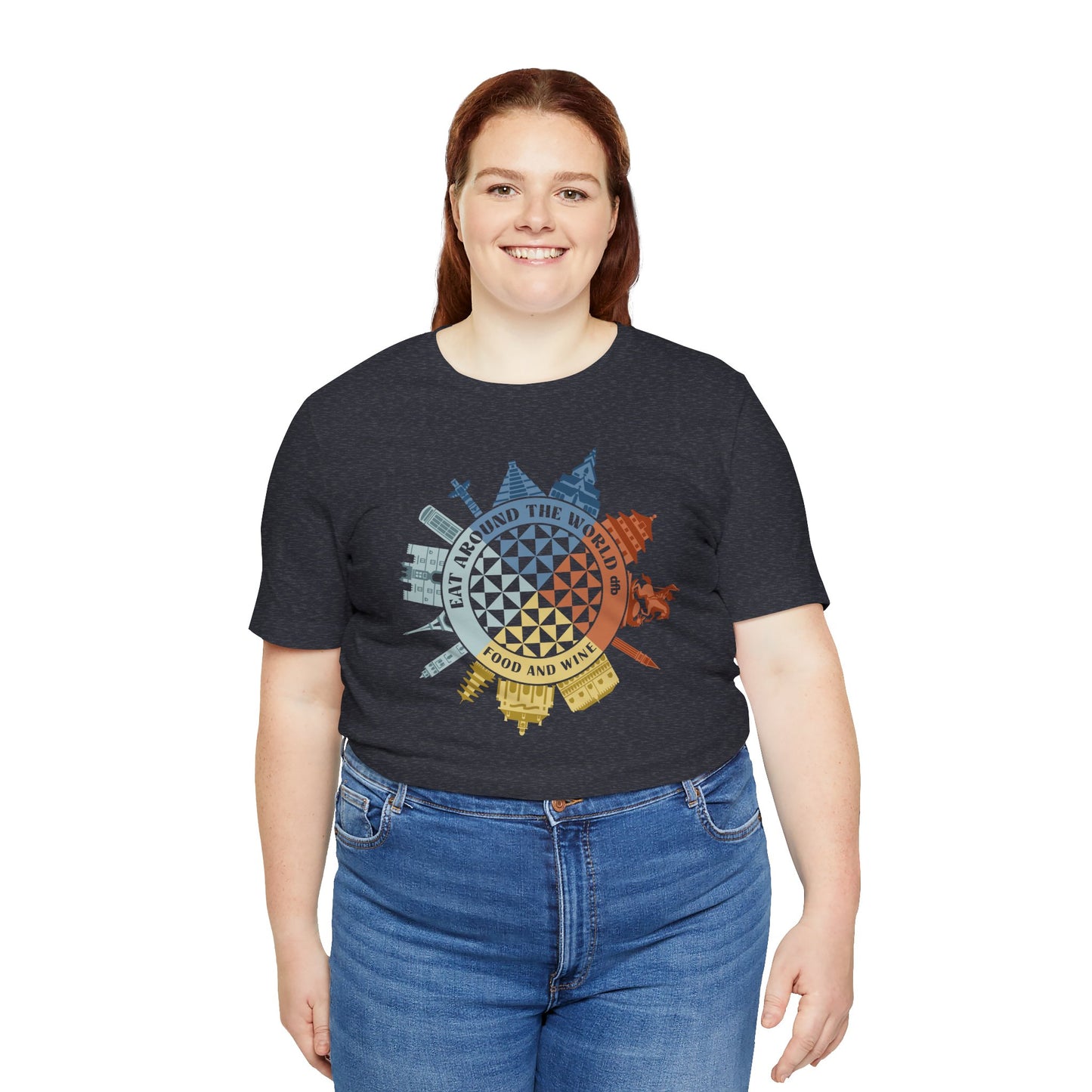 Food & Wine Compass - Adult Tee Shirt