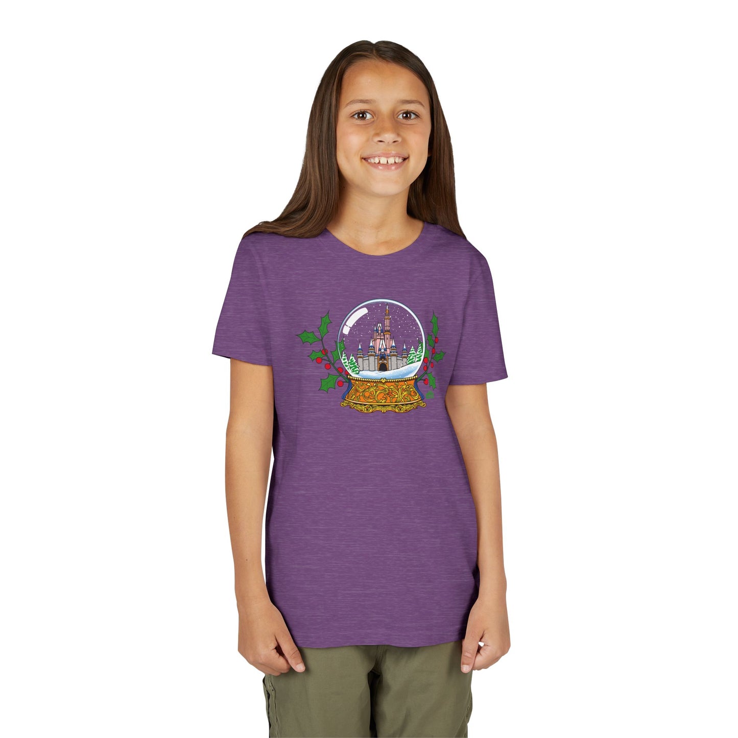 Magic Kingdom Snowglobes -  Kid's Short Sleeve Tee Shirt
