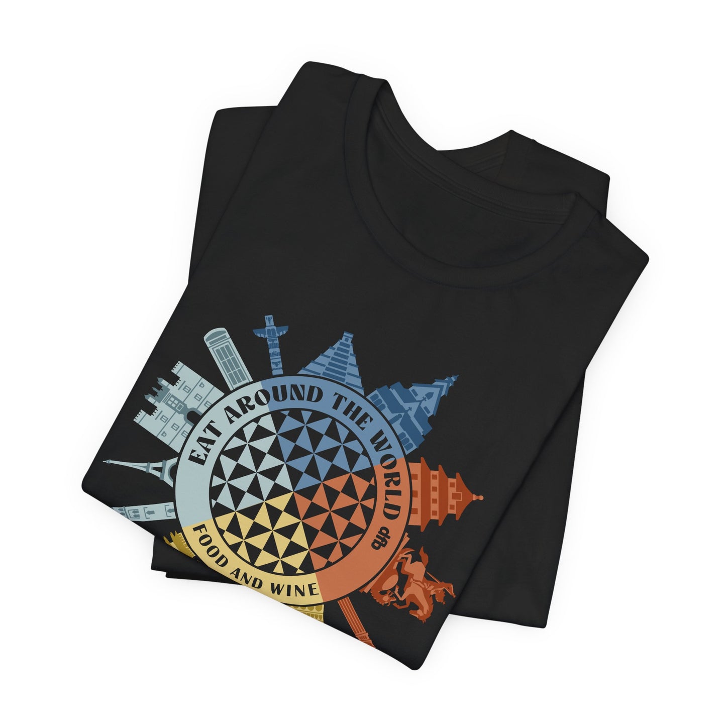 Food & Wine Compass - Adult Tee Shirt