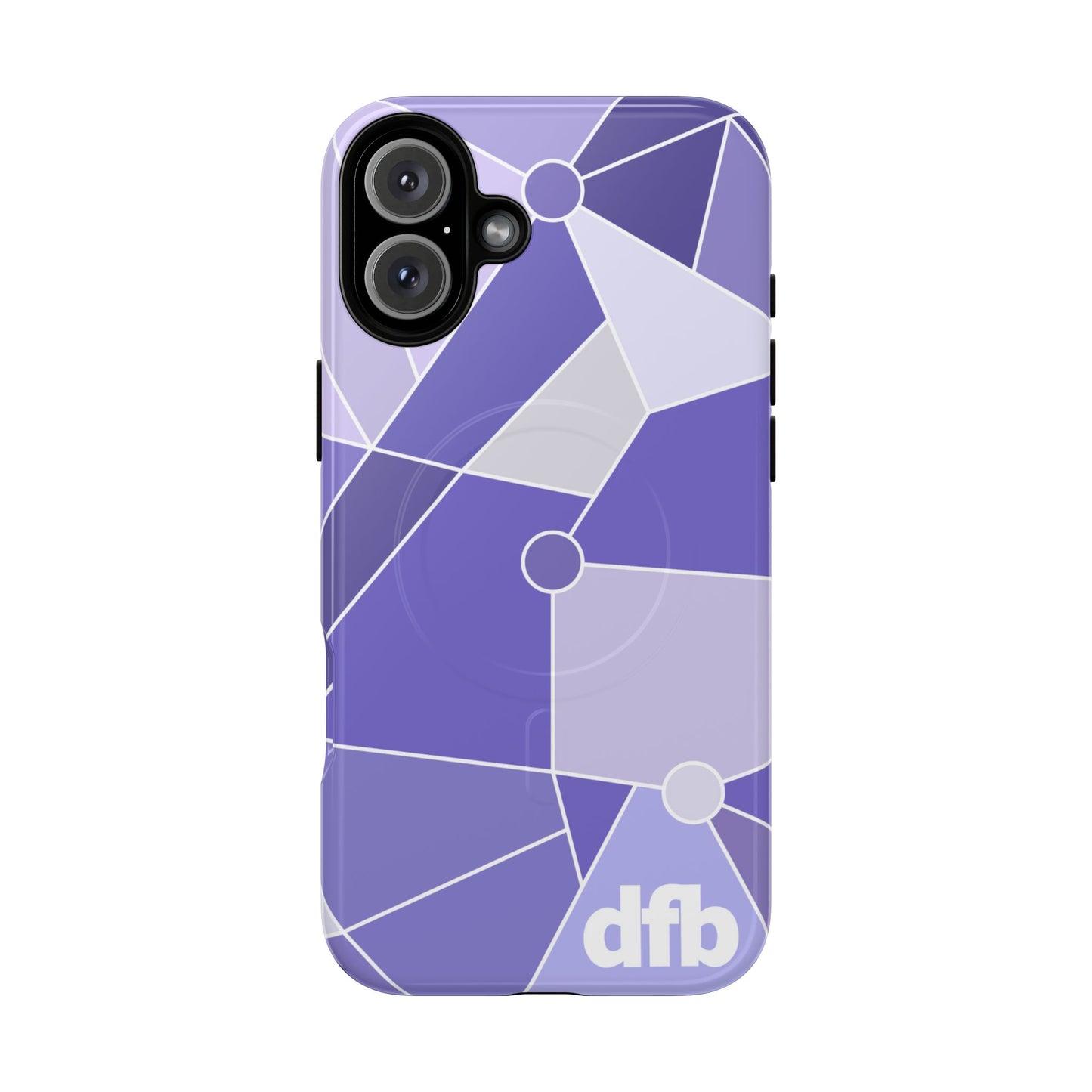 Tomorrowland Purple Wall - Tough Magnetic iPhone Case