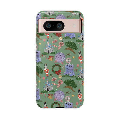 Park Icons Vintage Ornaments - Samsung Galaxy & Google Pixel Phone Case