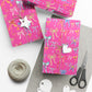 Bibbidi Bobbidi Bow, Princess Bows, Pink Background - Gift Wrap Papers