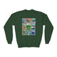 Animal Kingdom Vintage Stamps - Youth Crewneck Sweatshirt