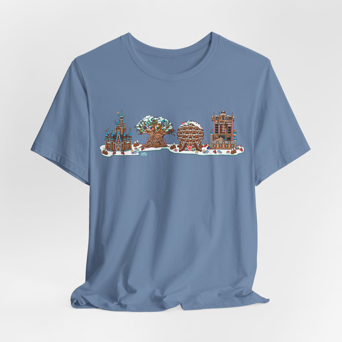 Gingerbread Park Icons - Adult Tee Shirt