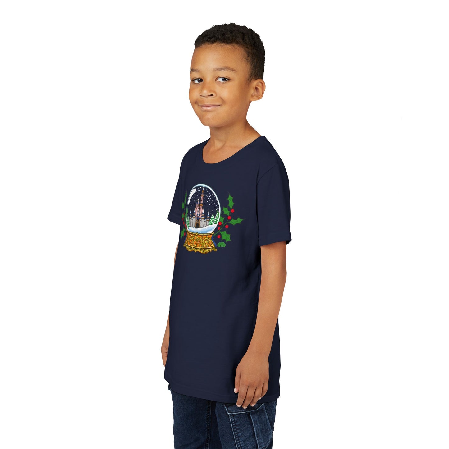 Magic Kingdom Snowglobes -  Kid's Short Sleeve Tee Shirt